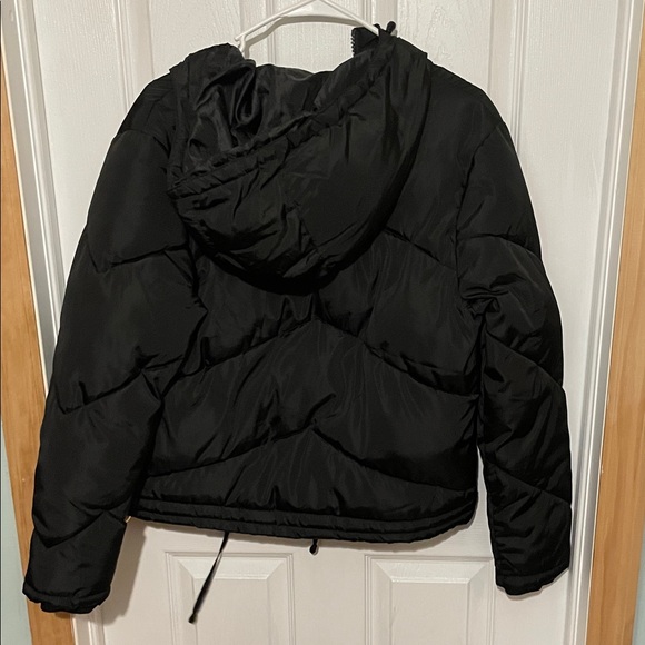 Hot Kiss Black Puffer Jacket - Picture 8 of 8
